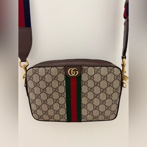 Authentic Gucci Ophidia small cross body bag